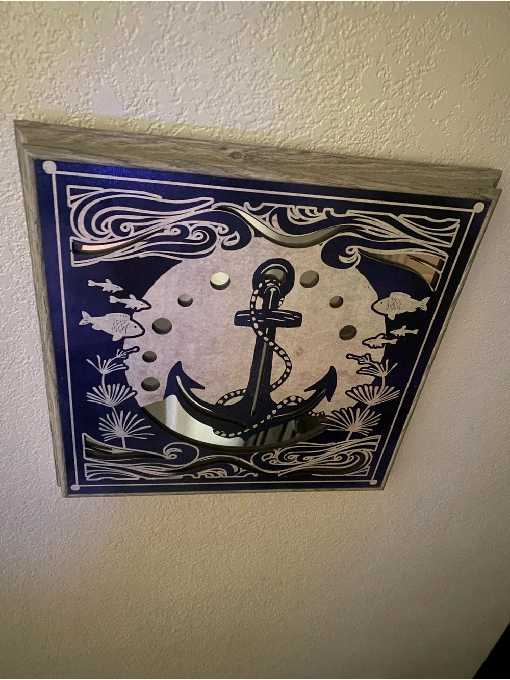 Nautical Anchor Wall Art Mirror